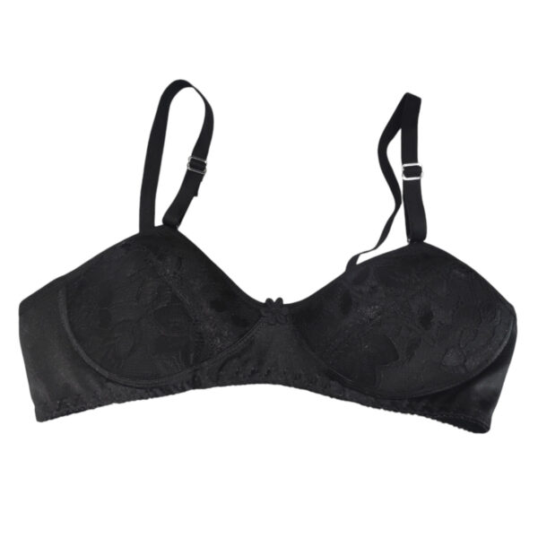 Kit 4 Sutias Menina Moça Alça C/ Regulagem Em Lycra E Renda - Imagem 4