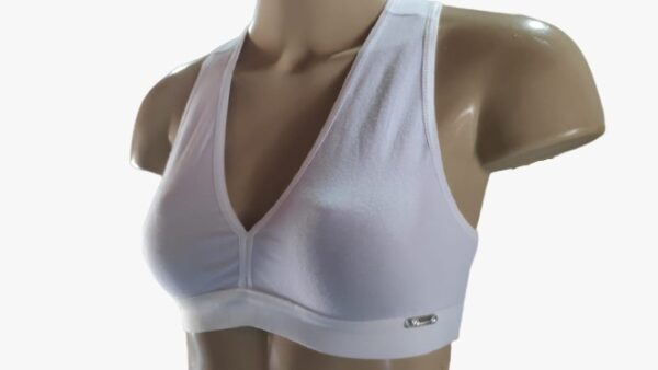 Top Nadador Cotton Feminino Finesse Sem Bojo não Alérgico