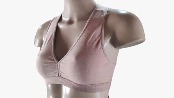 Kit 2 Top Nadador Cotton Feminino Finesse Sem Bojo Pr / Chc - Imagem 2