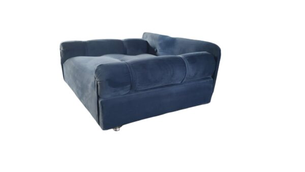 Cama Sofá Pet Para Cães E Gatos Feito em Suede Azul ou Rosa - Imagem 2