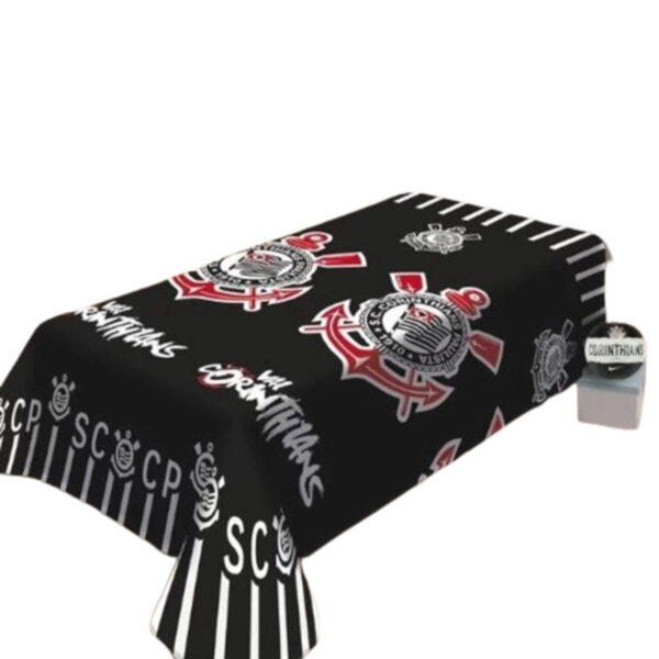 Manta Corinthians Jolitex Licenciada Cobertor  Soft Original - Imagem 3
