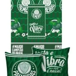 Manta Almofada Palmeiras Soft Cobertor Jolitex Licenciada