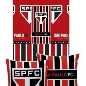 Manta Almofada São Paulo Soft Cobertor Jolitex Licenciada