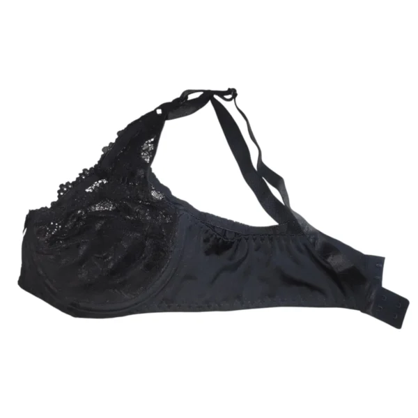 Kit 2 Sutiã Soutien Plus Size Lycra e Renda Sem Bojo Com Aro - Imagem 3