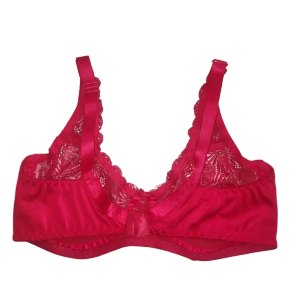 Sutiã Soutien Plus Size Lycra e Renda Sem Bojo Com Aro - Imagem 4