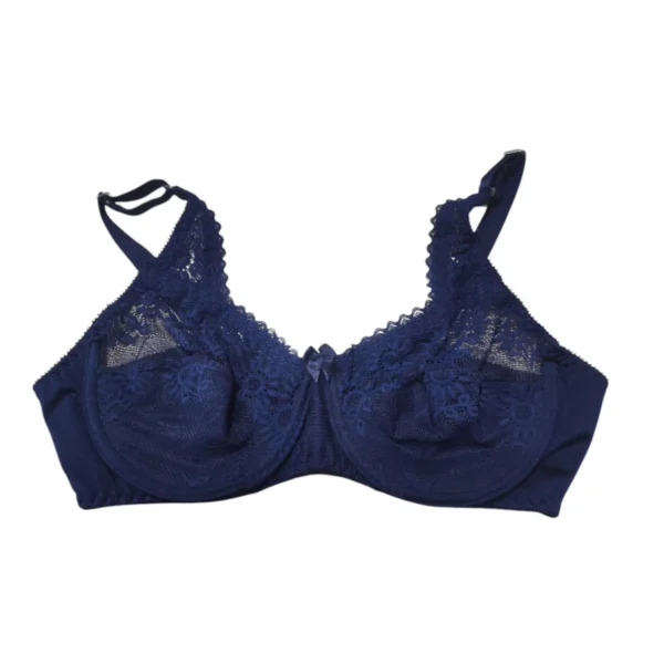 Sutiã Soutien Plus Size Lycra e Renda Sem Bojo Com Aro - Imagem 9